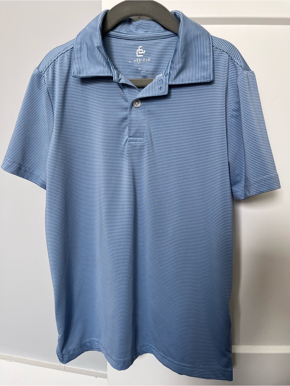 Class Club Blue Striped Polo Shirt